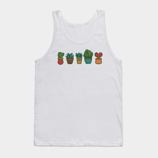 Plant Lover Cactus Heart by Tobe Fonseca Tank Top